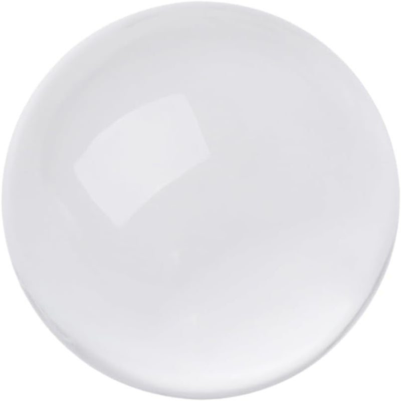 White Crystal Ball Glass Sphere for Feng Shui Meditation Photography Home Decor - Image 1